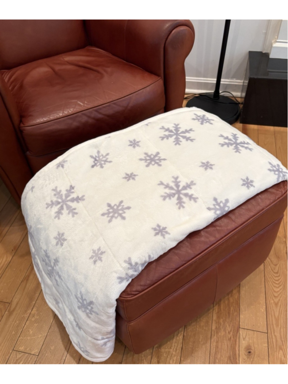 Cuddl Duds Holiday Throw Blanket -50” X 60”-fleece-holiday -Christmas-football